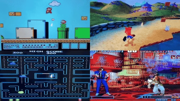 Console de jeu rétro 64 Go avec 2 manettes - Plus de 20 000 jeux