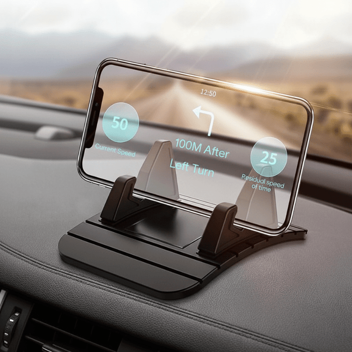 Support de Téléphone Antidérapant pour Voiture avec Prise Sécurisée