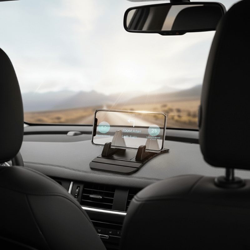 Support de Téléphone Antidérapant pour Voiture avec Prise Sécurisée