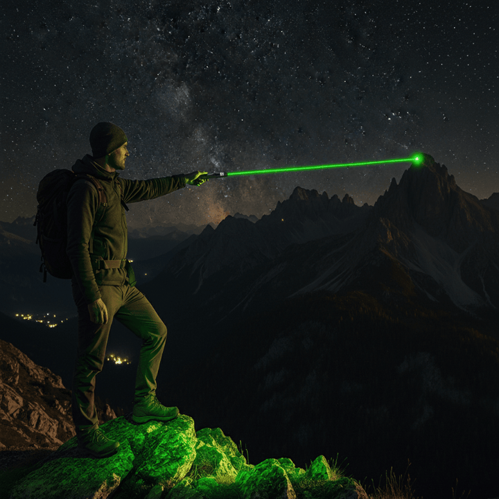 Pointeur Laser Puissant avec Mise au Point Ajustable