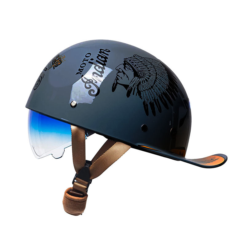 Casque de baseball pour moto homologué DOT