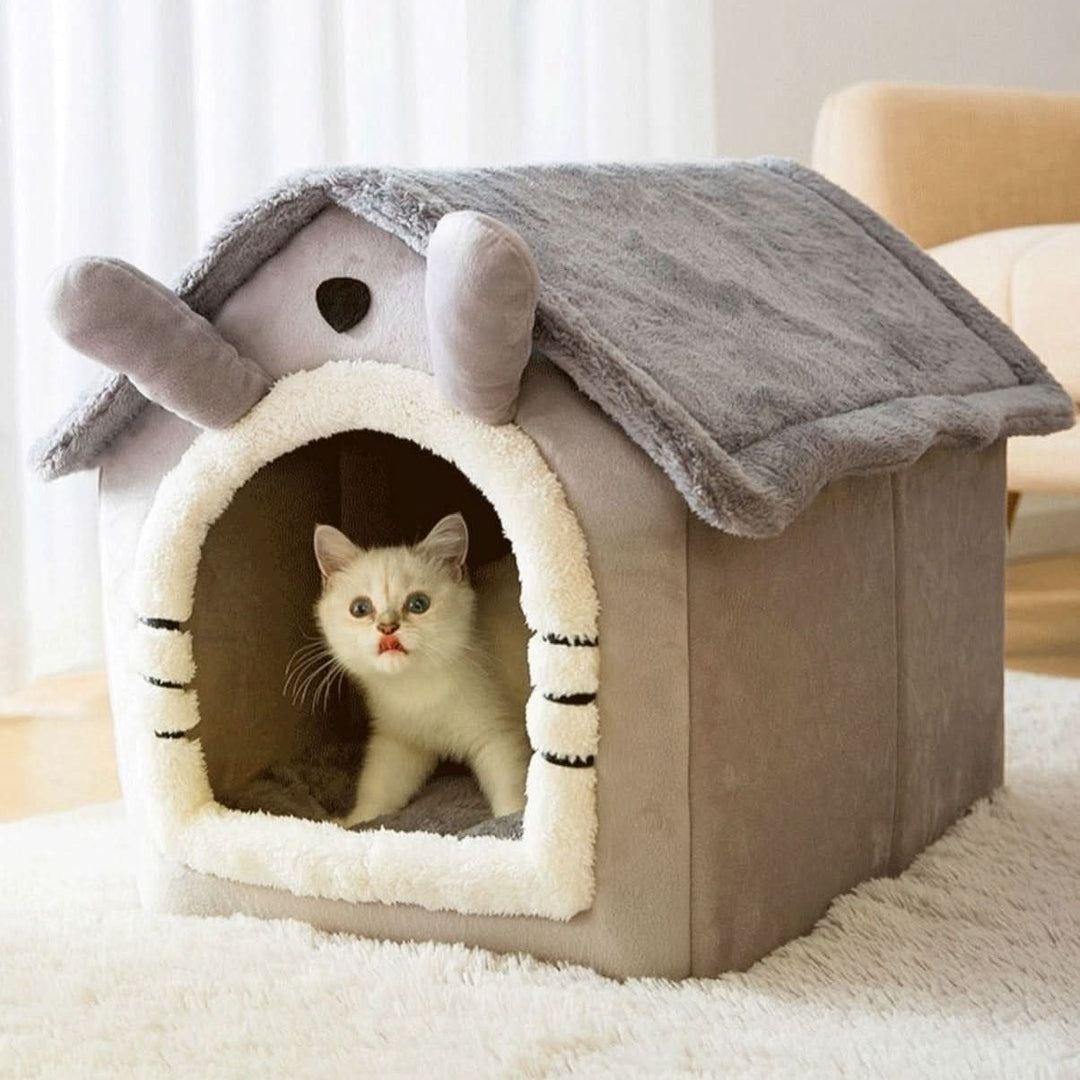Maison Douillette pour Petits Chiens et Chats – Design Doux et Confortable