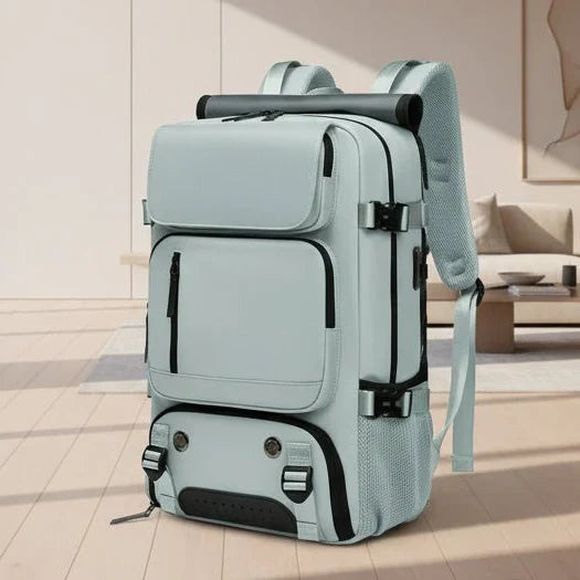 Grand Sac à Dos de Voyage Étanche avec Port USB
