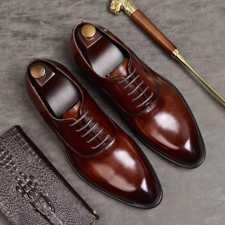 Chaussures Oxfords en Similicuir Italien pour Hommes pour Occasions Formelles