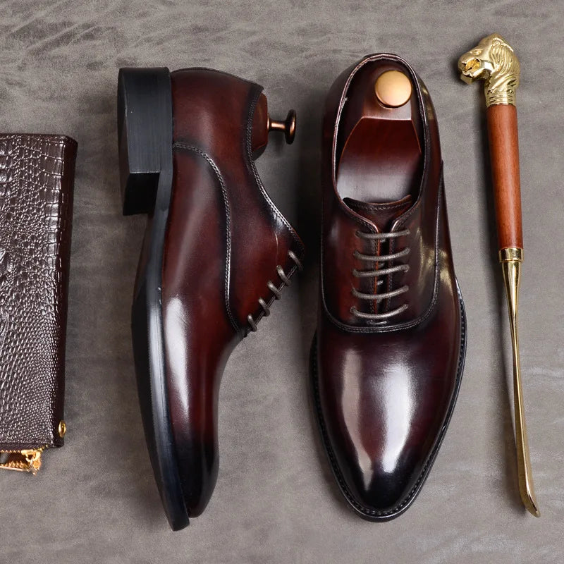 Chaussures Oxfords en Similicuir Italien pour Hommes pour Occasions Formelles