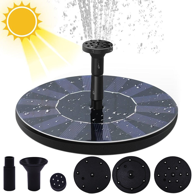 Fontaine solaire décorative de jardin