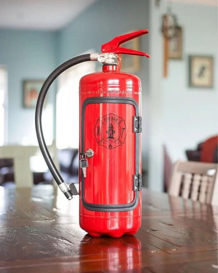 Bar Mini Discret – Rangement Compact pour Boissons Conçu comme un Extincteur