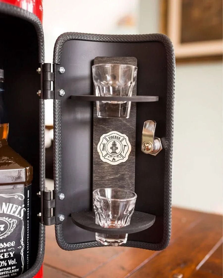 Bar Mini Discret – Rangement Compact pour Boissons Conçu comme un Extincteur