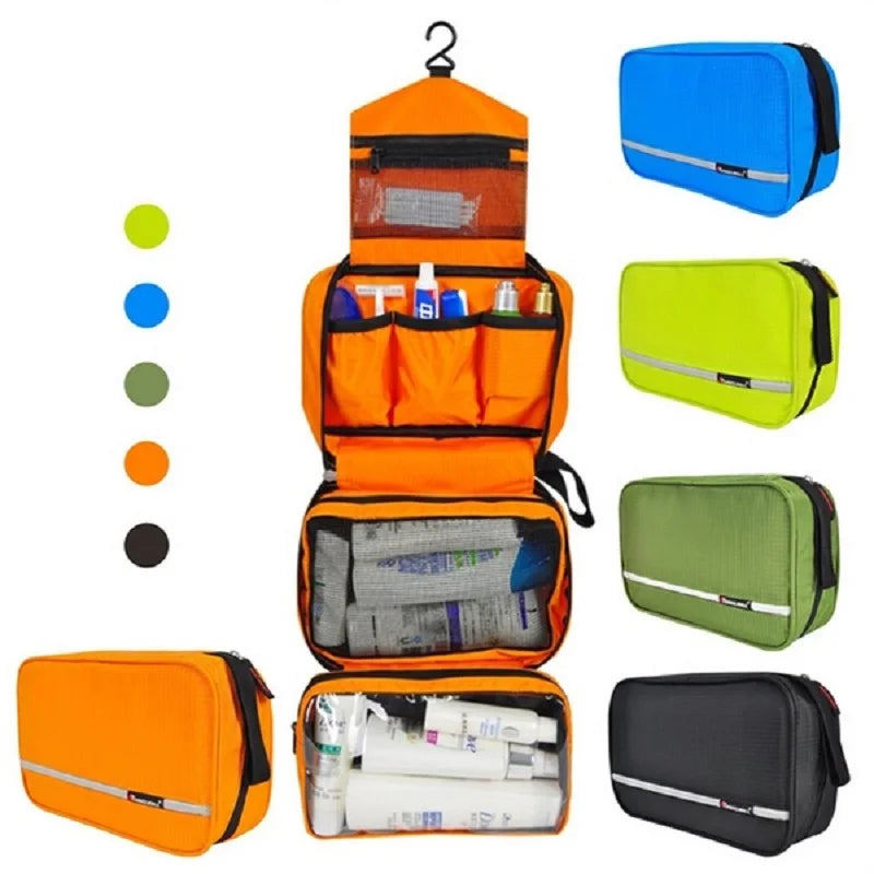 Grand Trousse de Toilette Imperméable pour Hommes et Femmes | Organisateur Cosmétique de Voyage | Design Durable & Espace de Rangement Spacieux