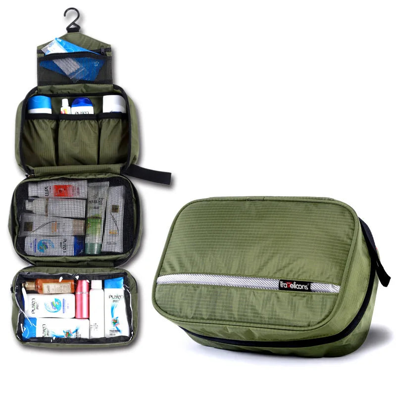 Grand Trousse de Toilette Imperméable pour Hommes et Femmes | Organisateur Cosmétique de Voyage | Design Durable & Espace de Rangement Spacieux