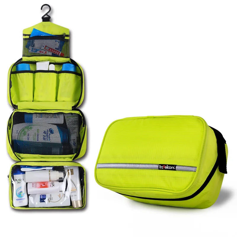 Grand Trousse de Toilette Imperméable pour Hommes et Femmes | Organisateur Cosmétique de Voyage | Design Durable & Espace de Rangement Spacieux