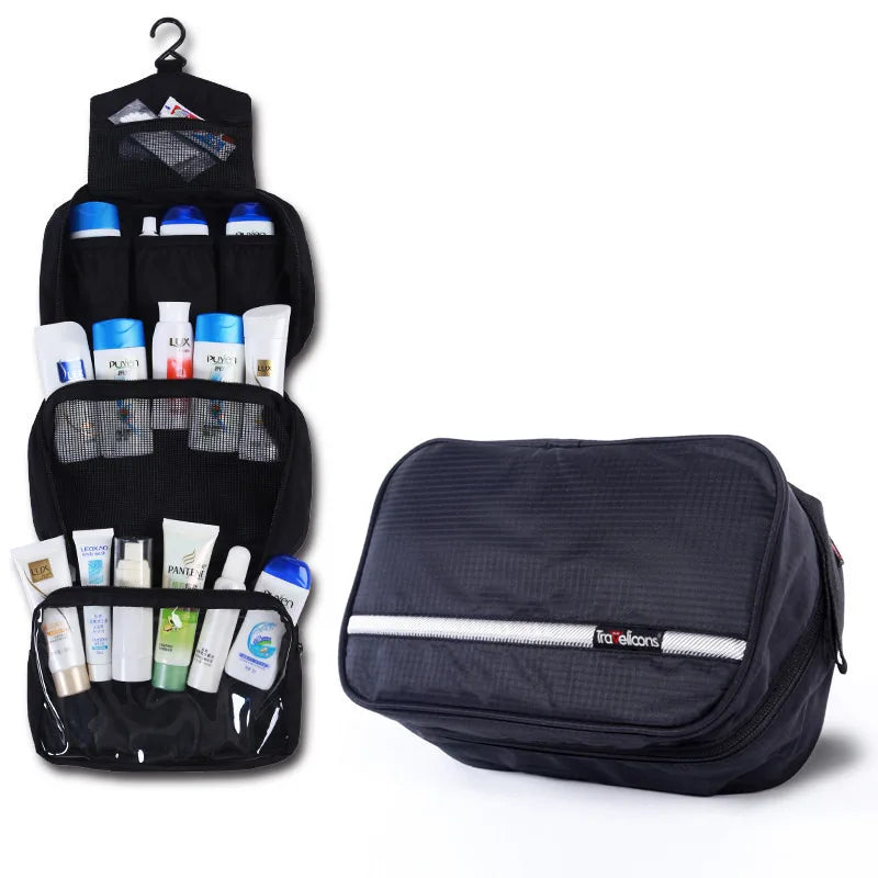 Grand Trousse de Toilette Imperméable pour Hommes et Femmes | Organisateur Cosmétique de Voyage | Design Durable & Espace de Rangement Spacieux