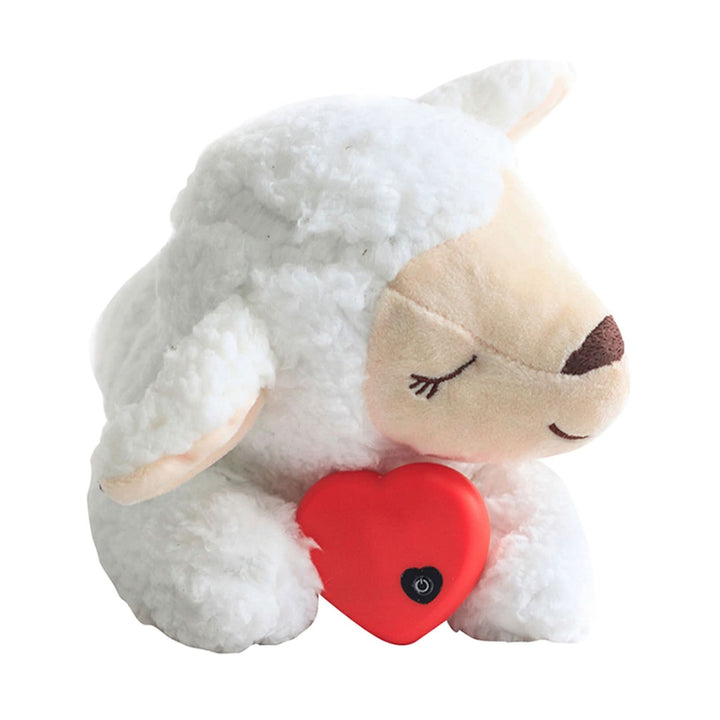 Jouet en Peluche Apaisant avec Battement de Cœur pour Chiots