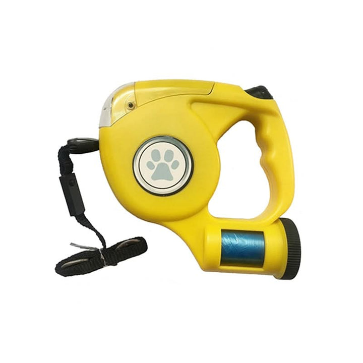 Laisse de Chien LED avec Lampe Torche Intégrée pour des Promenades Sûres