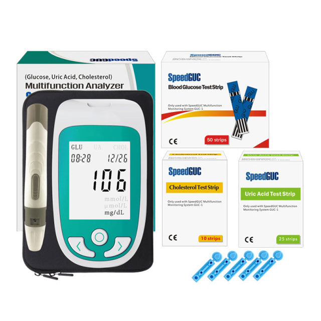 Moniteur de Santé : Niveaux de Cholestérol, Glucose & Acide Urique