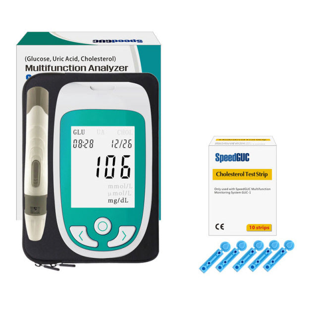 Moniteur de Santé : Niveaux de Cholestérol, Glucose & Acide Urique