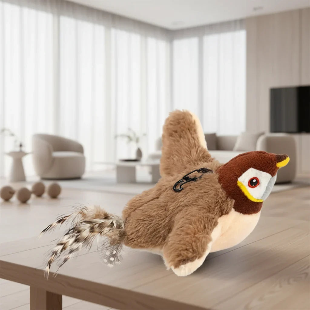 Jouet en Peluche Interactif pour Chats Actifs
