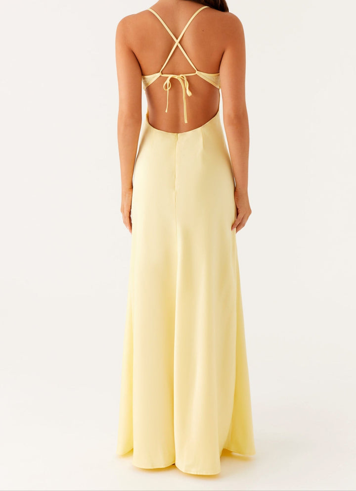 Robe Maxi Emilia - Jaune