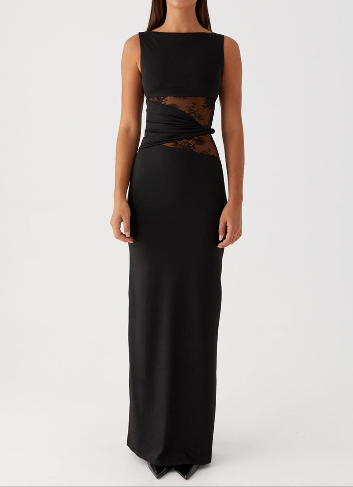 Robe Maxi Delfina - Noir