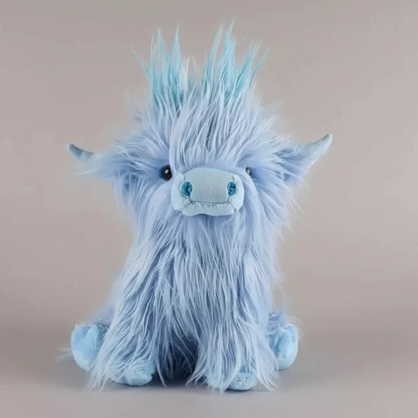 Vache des Highlands en peluche douce – Jouet câlin adorable pour les amis