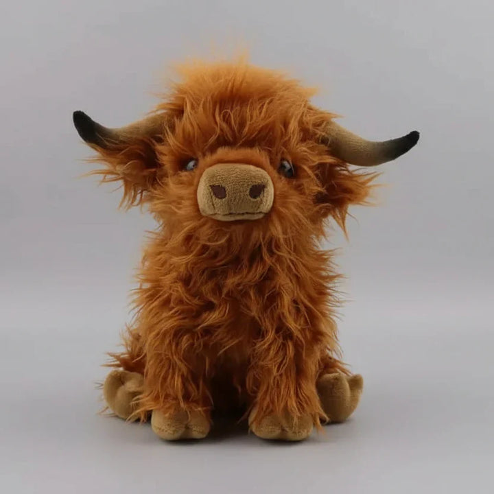 Vache des Highlands en peluche douce – Jouet câlin adorable pour les amis