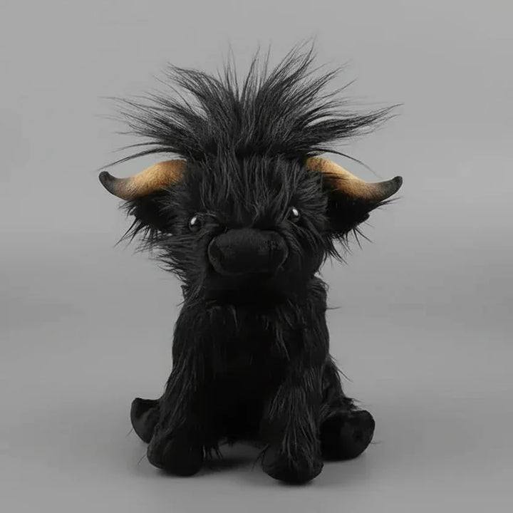 Vache des Highlands en peluche douce – Jouet câlin adorable pour les amis