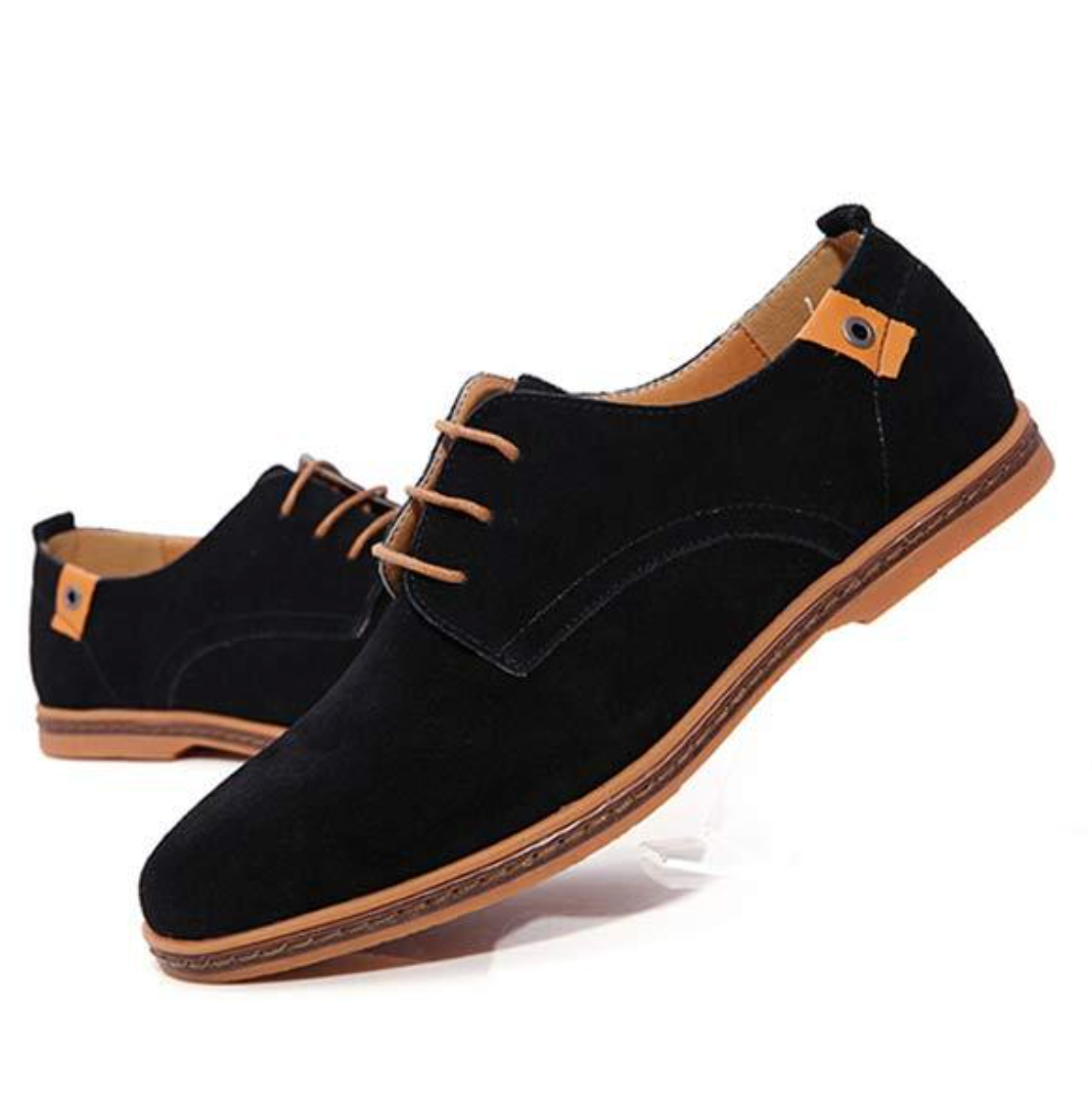 Mocassins en Suède pour Hommes | À Lacets