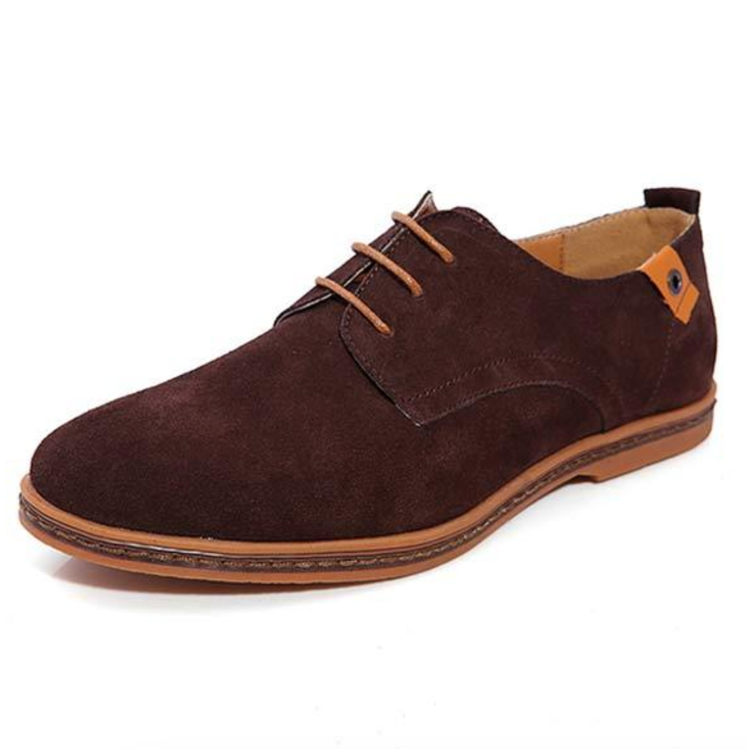 Mocassins en Suède pour Hommes | À Lacets