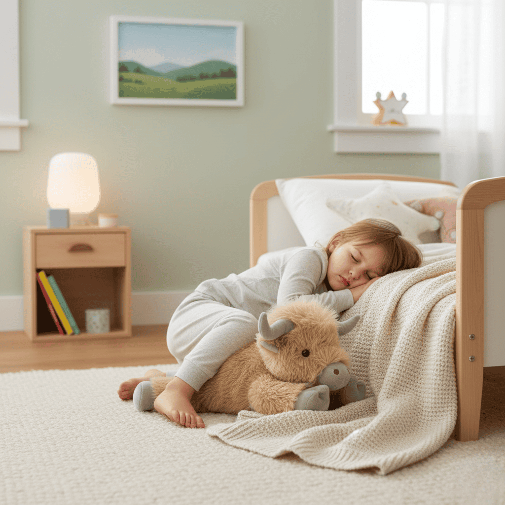 Jouet en Peluche Charmant de Vache des Highlands avec un Charme Rustique et Fluffy