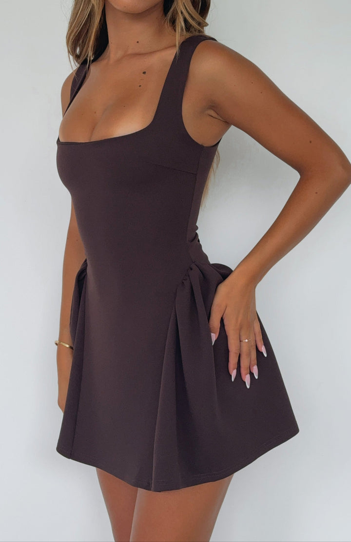 Robe Mini Olivia Chocolat