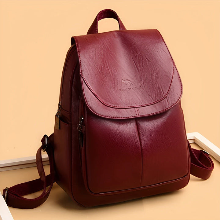 Sac à dos en cuir pour femmes – Élégant et fonctionnel | Idéal pour un usage quotidien et au bureau