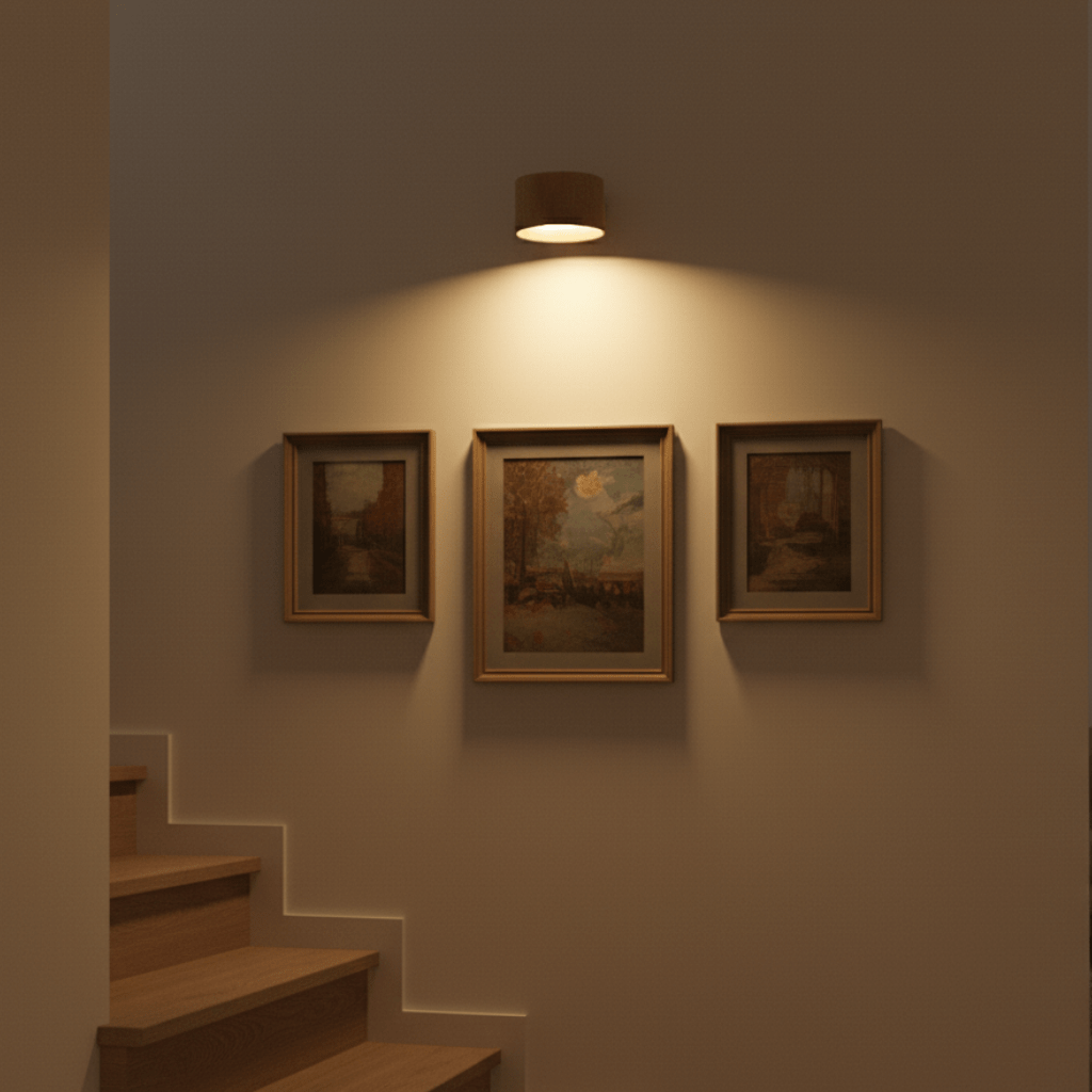 Lumière Murale Nordique Sans Fil avec Télécommande