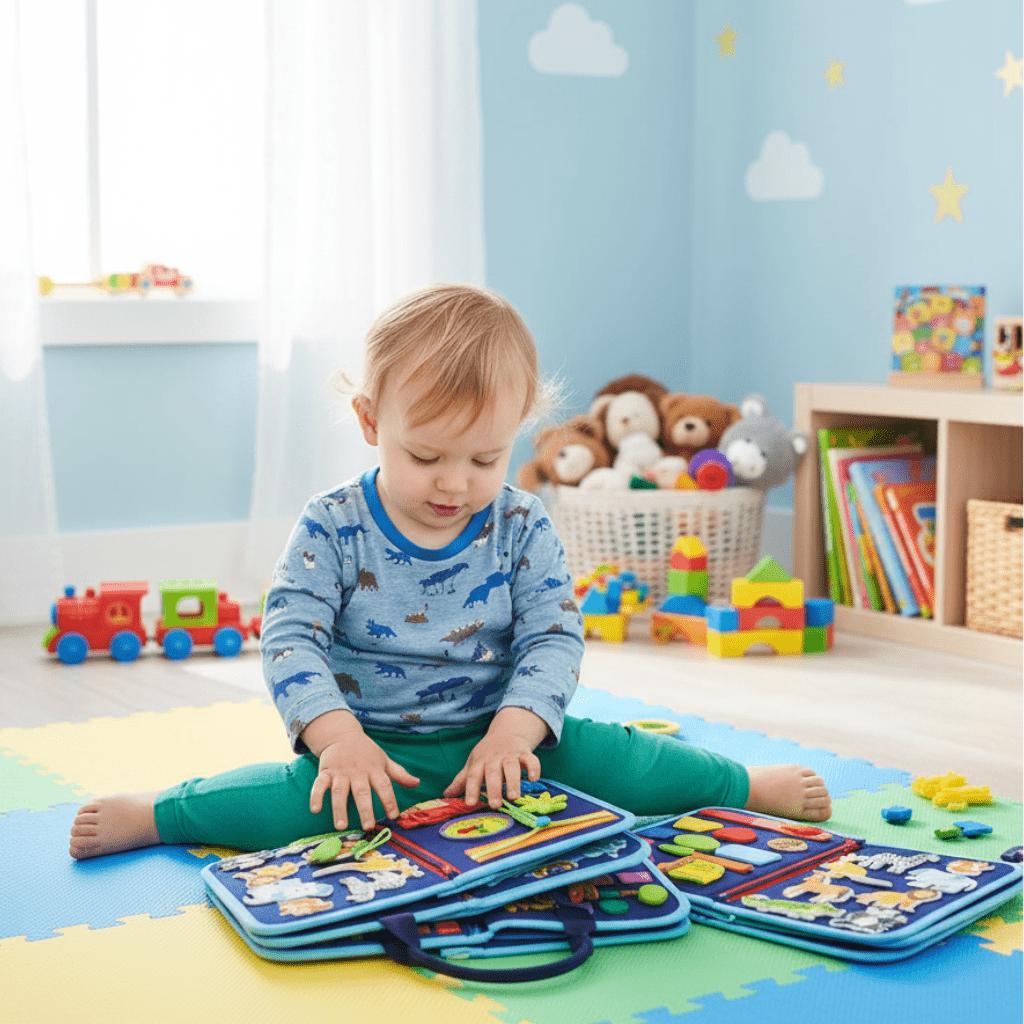 Tableau d'Activités Montessori pour Compétences Motrices et Apprentissage Ludique