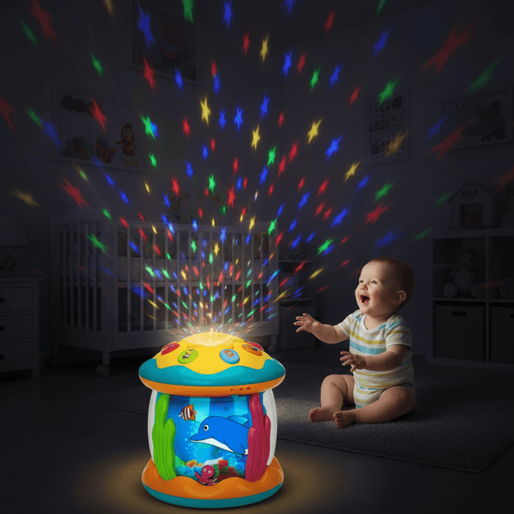 Batterie de Jouet Enchantante pour Bébé avec Lumière et Son
