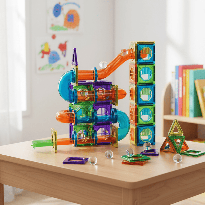 Blocs de Construction Magnétiques pour une Création 3D et un Apprentissage Amusant dès 2 Ans