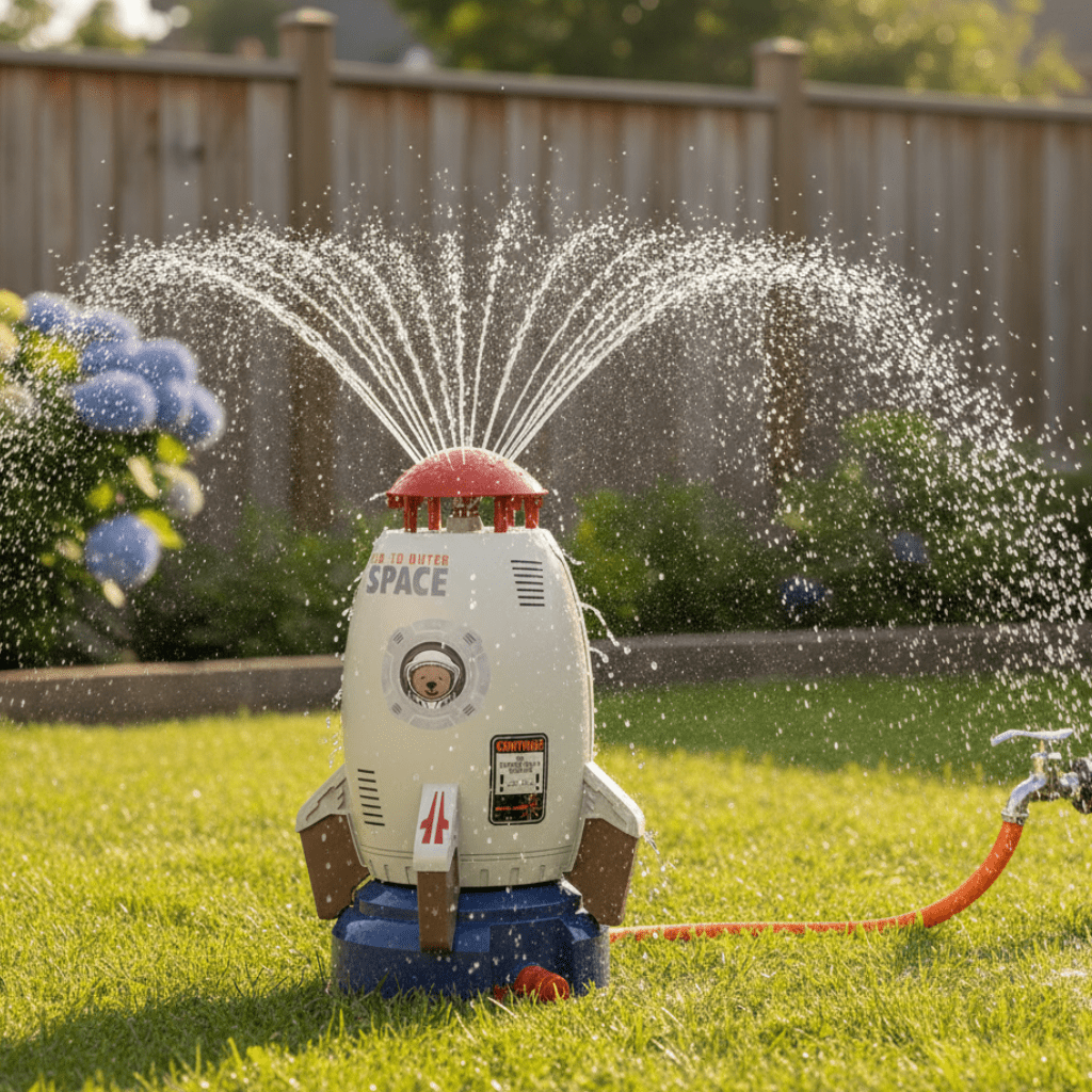 Jouet à Eau Rotatif pour un Été Infini de Plaisir au Jardin