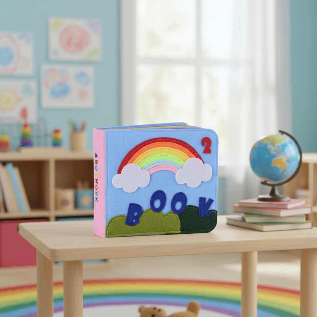 Livre d'apprentissage inspiré de Montessori pour enfants | Histoires interactives et activités éducatives