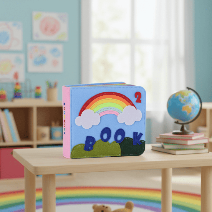 Livre d'apprentissage inspiré de Montessori pour enfants | Histoires interactives et activités éducatives