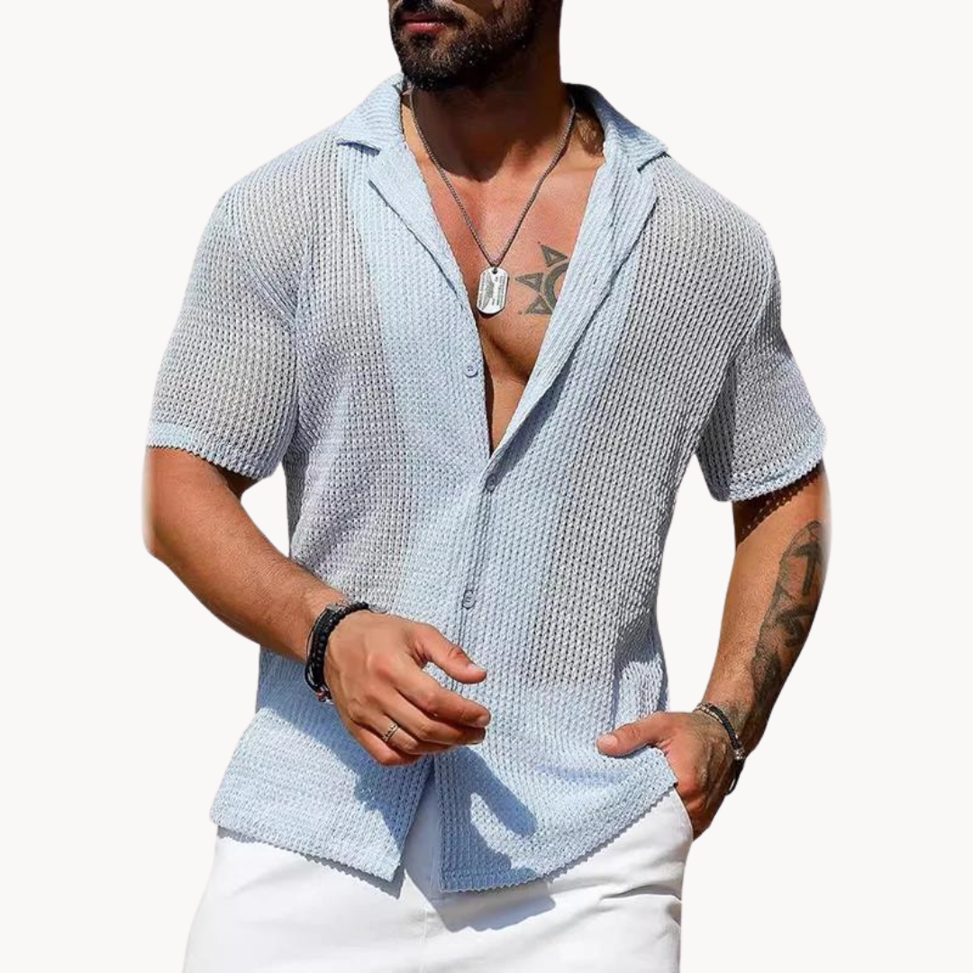 Chemise de Plage d'Été pour Hommes | Manches Courtes