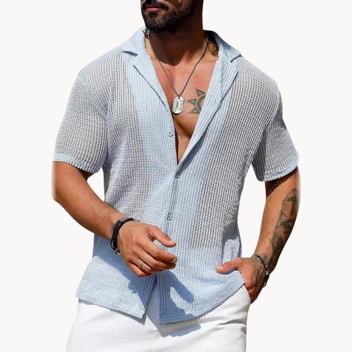 Chemise de Plage d'Été pour Hommes | Manches Courtes
