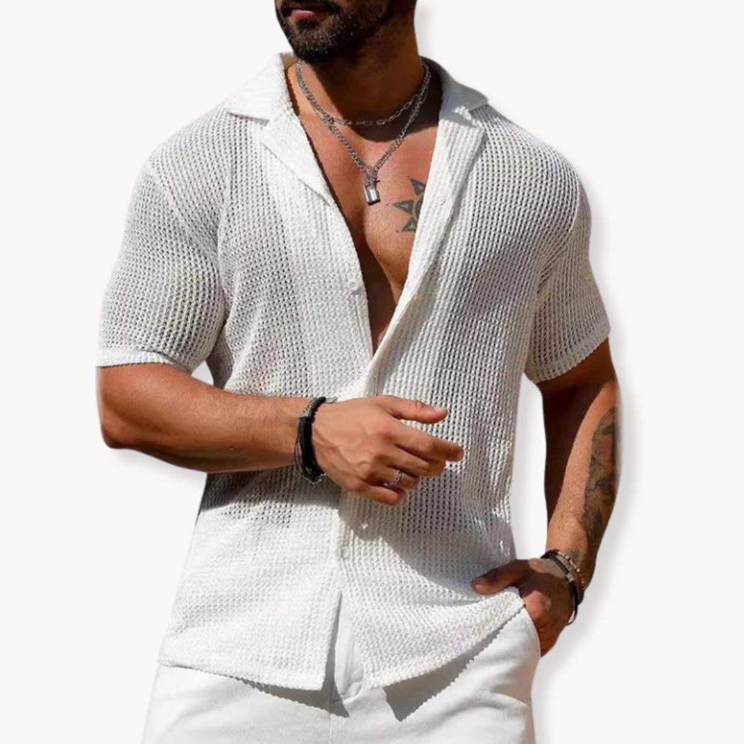 Chemise de Plage d'Été pour Hommes | Manches Courtes