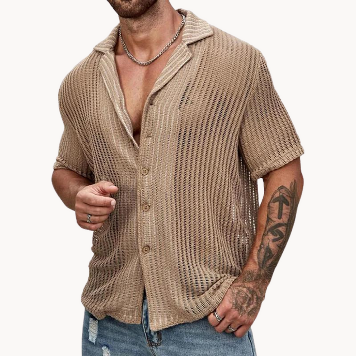 Chemise de Plage d'Été pour Hommes | Manches Courtes
