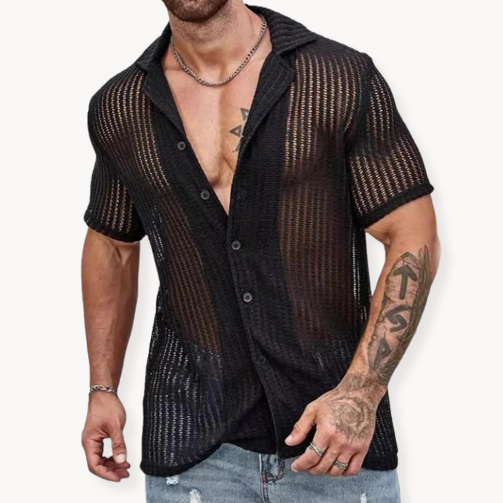Chemise de Plage d'Été pour Hommes | Manches Courtes