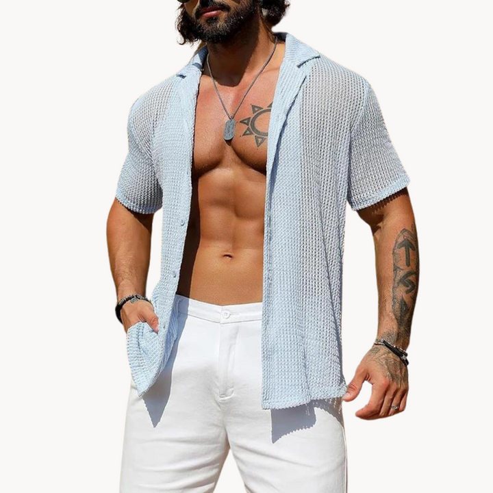 Chemise de Plage d'Été pour Hommes | Manches Courtes