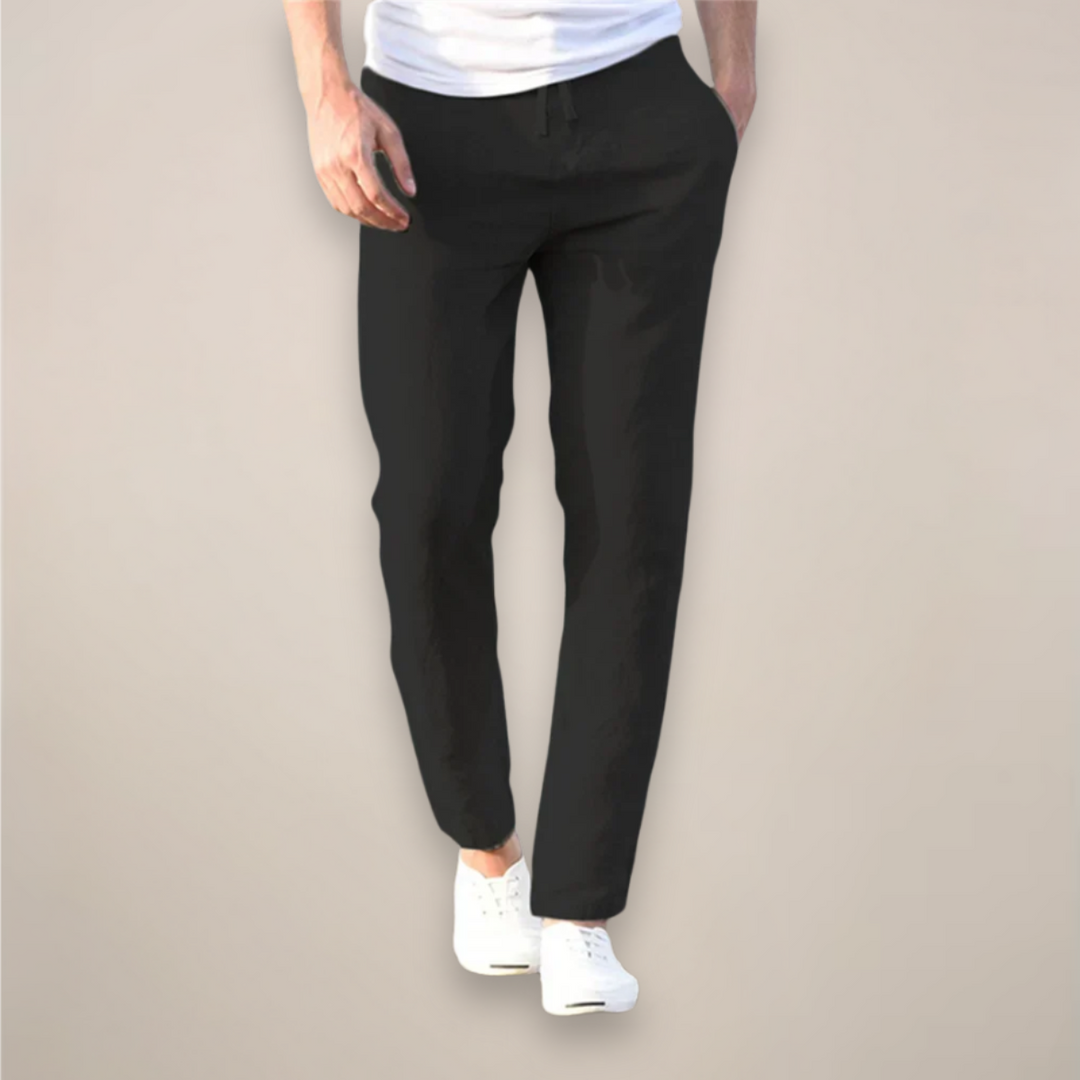 Pantalons en Lin Décontractés pour Hommes | Long