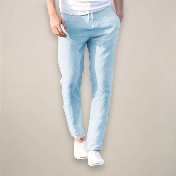 Pantalons en Lin Décontractés pour Hommes | Long