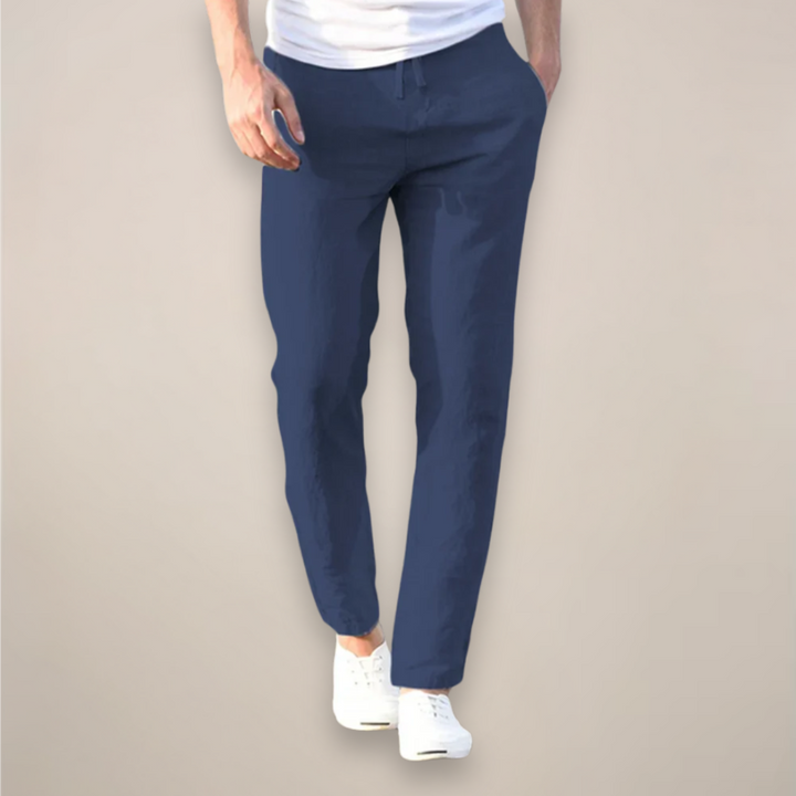 Pantalons en Lin Décontractés pour Hommes | Long