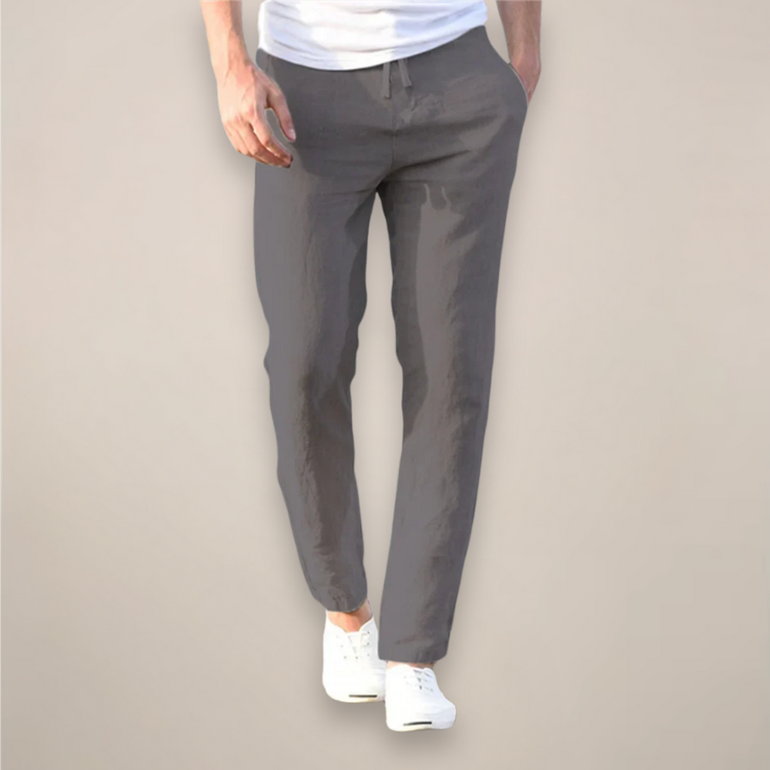 Pantalons en Lin Décontractés pour Hommes | Long