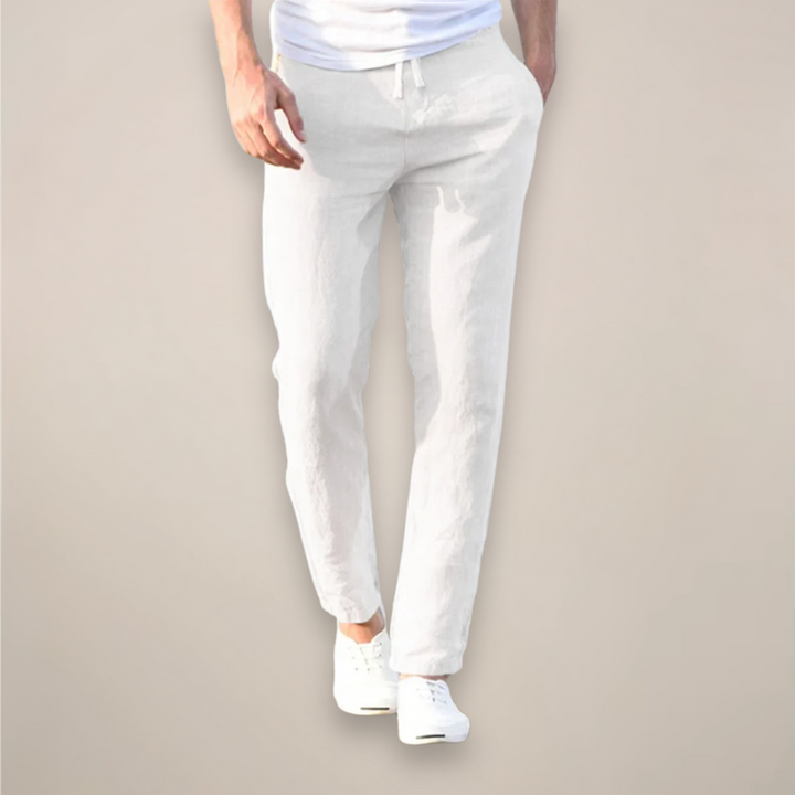 Pantalons en Lin Décontractés pour Hommes | Long