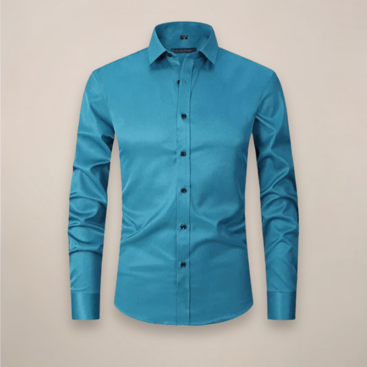 Chemise Boutonnée Décontractée Intelligente pour Hommes | Manches Longues